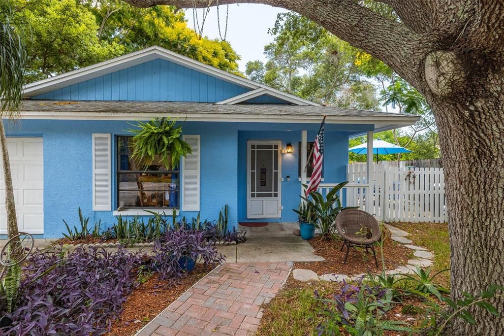 Fresh Key West Blue Exterior Paint