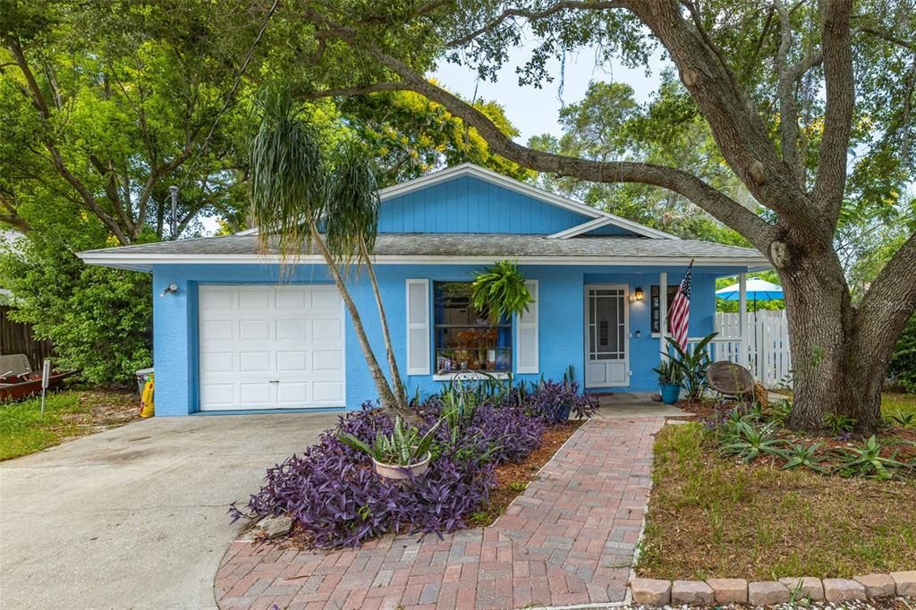 Curb Appeal with Tropical Landscaping