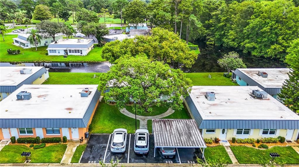 aerial of the property