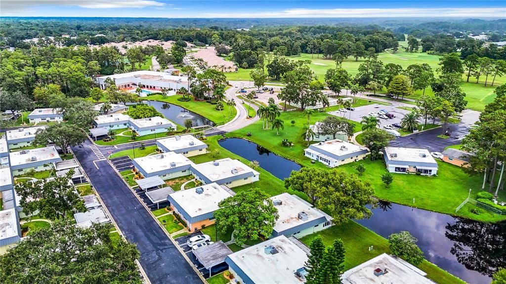 aerial of the property