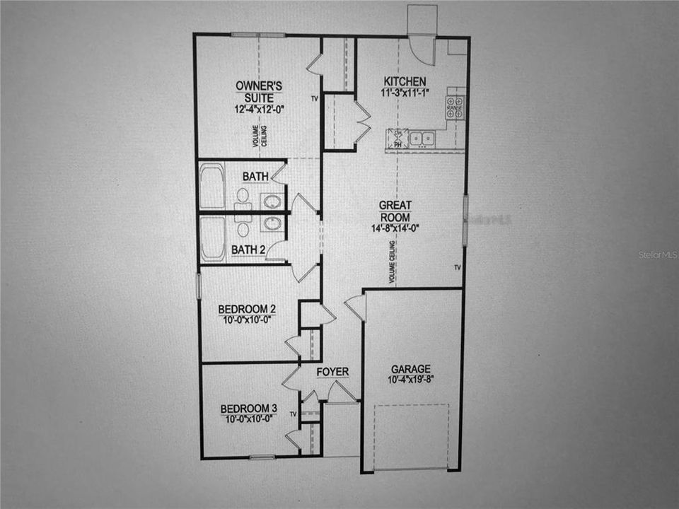 На продажу: $239,900 (3 спален, 2 ванн, 1014 Квадратных фут)