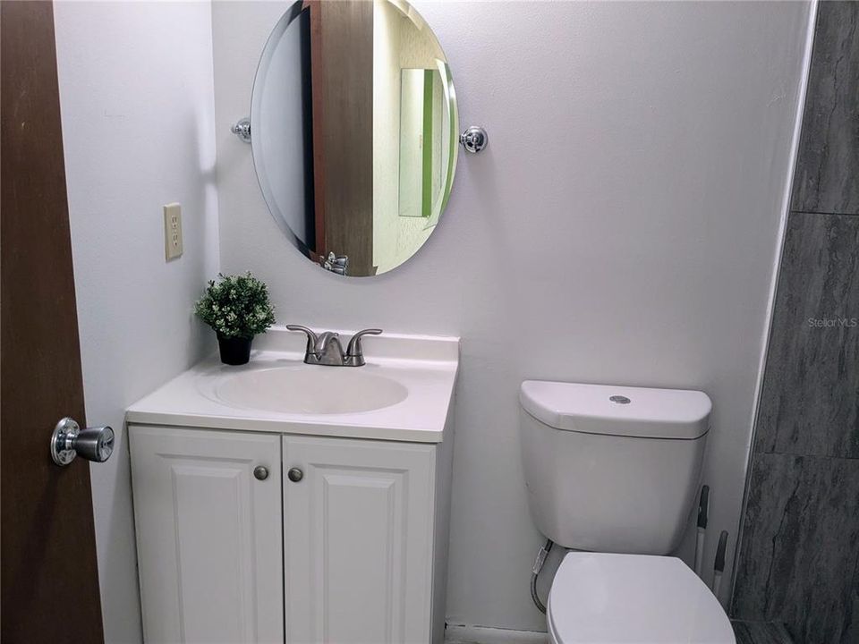 Master bathroom - updated vanity & toilet