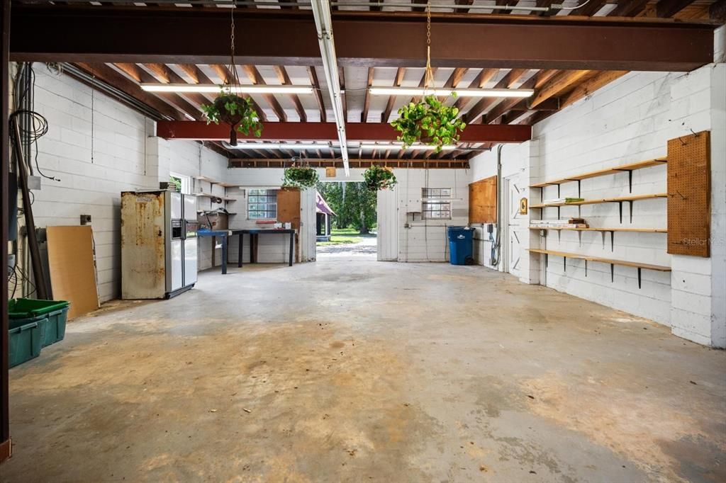 SHELVING IN BARN