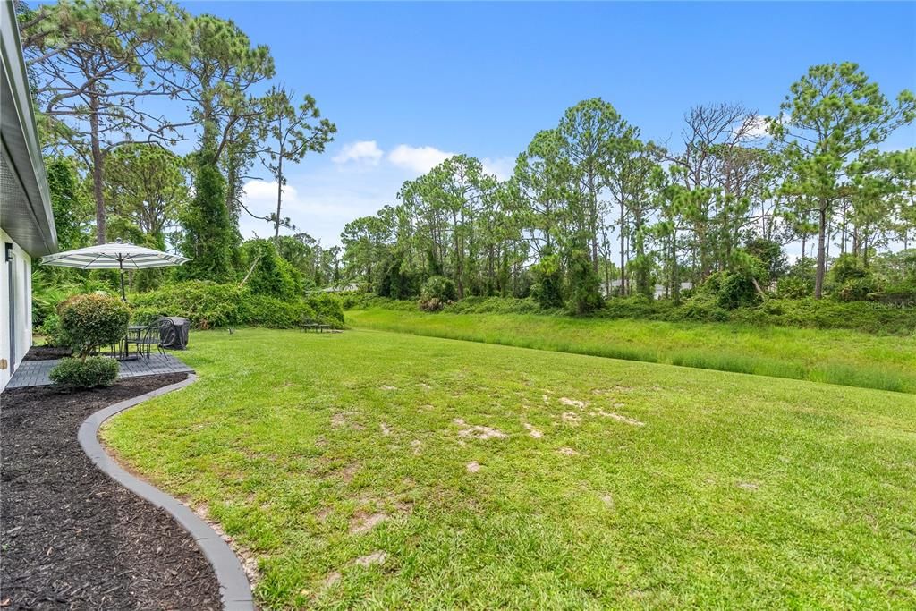 Crisp and clean curbing, mulched, and lovely minimal landscaping. Ready for your dreams to unfold.