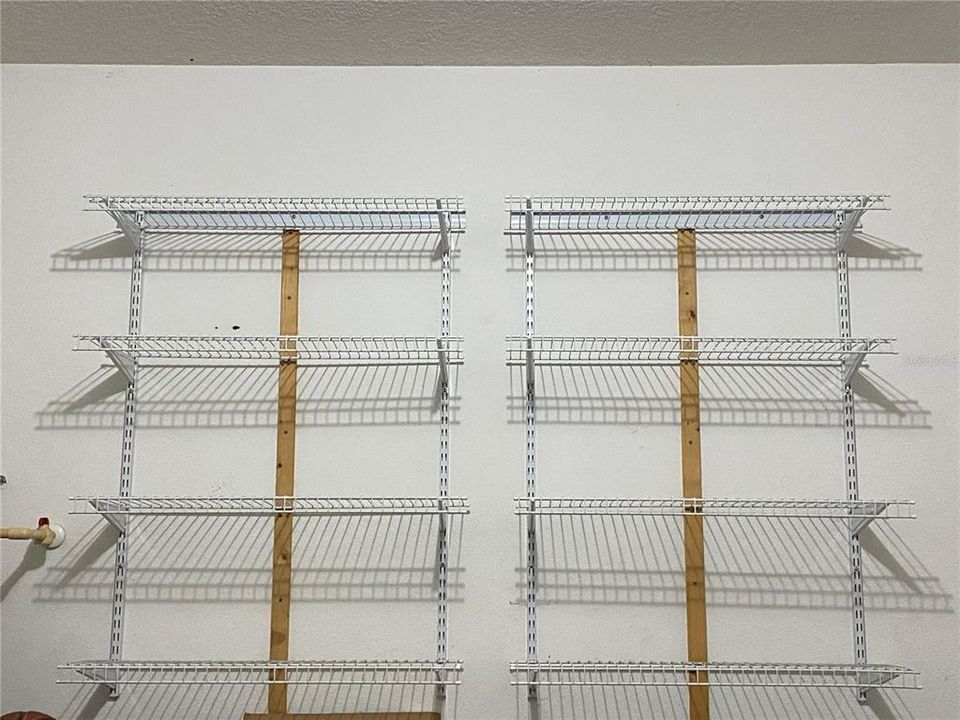 Shelving in Garage