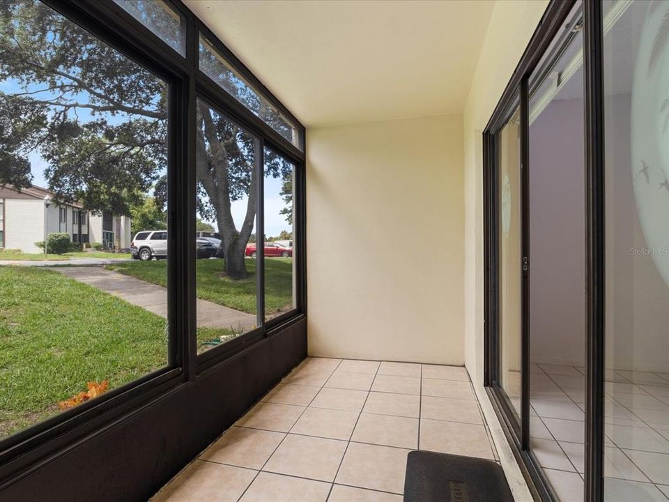 Screen porch w/ tranquil view