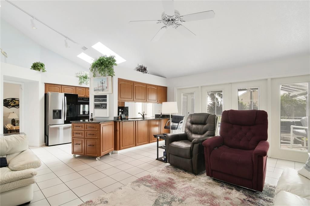 Kitchen view from family room