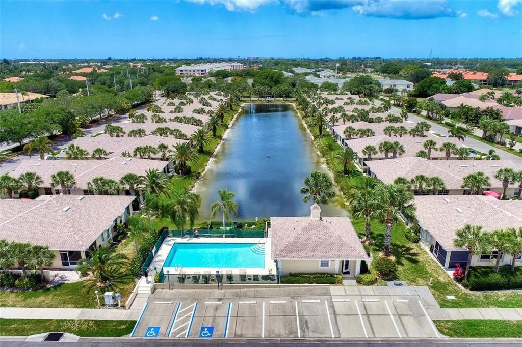 Community heated pool and clubhouse