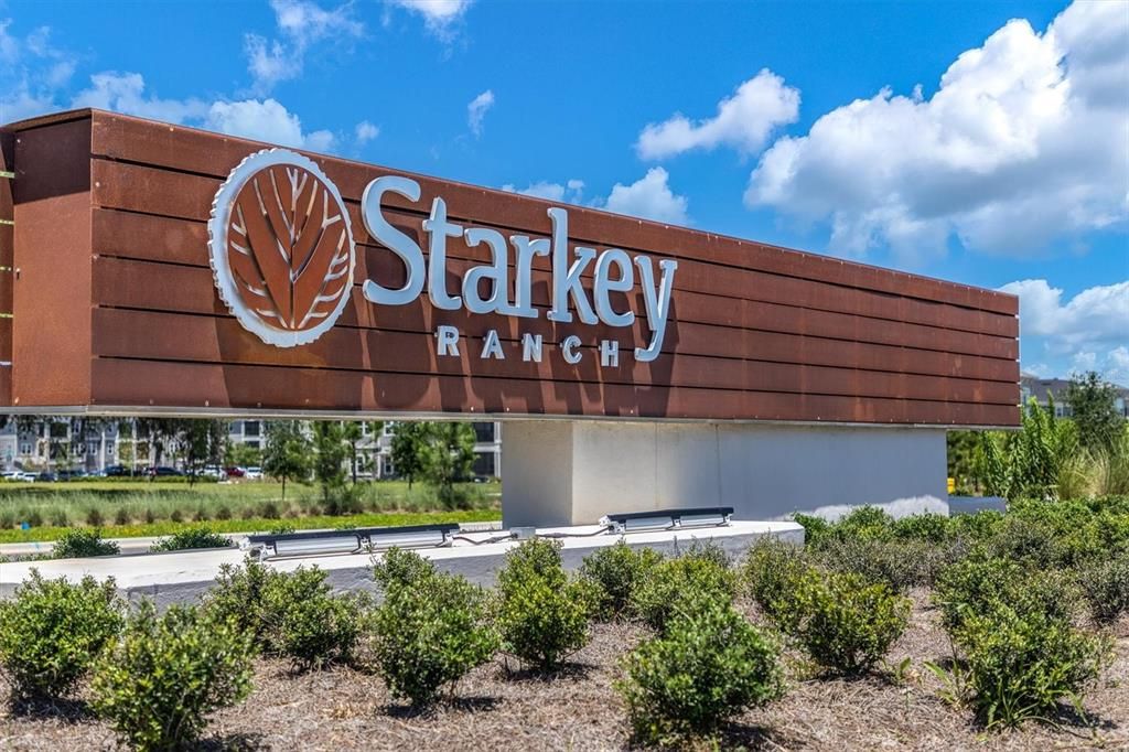 TAMPA BAY'S #1 MASTER PLANNED COMMUNITY STARKEY RANCH