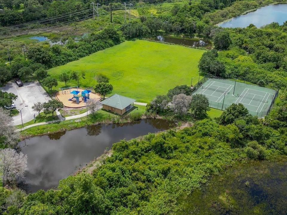 Aerial of University Place Community Park