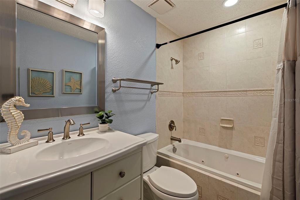 Guest Bathroom with Jetted Tub