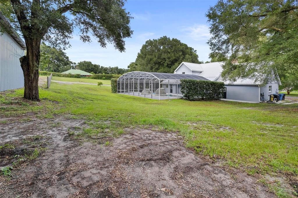 Backyard looking from building 1