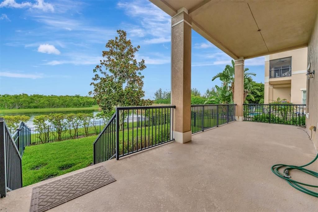 First Floor Lanai out to backyard