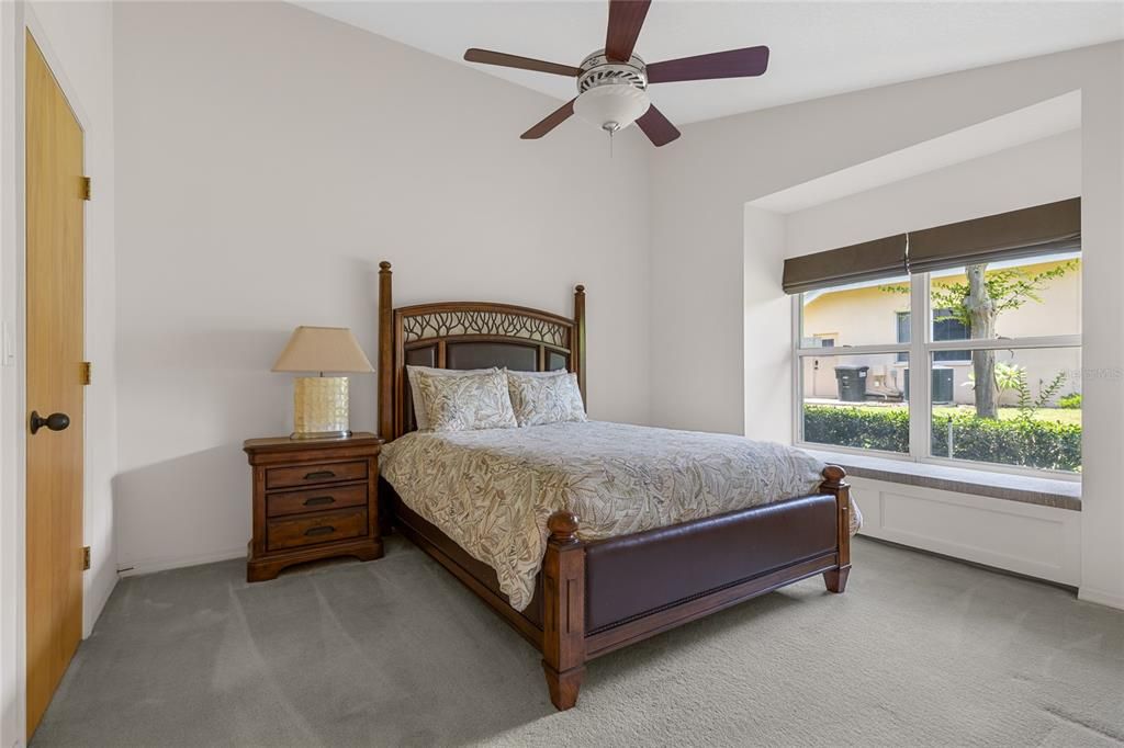 Bedroom 2 w/ Walk-In Closet + Window Seat