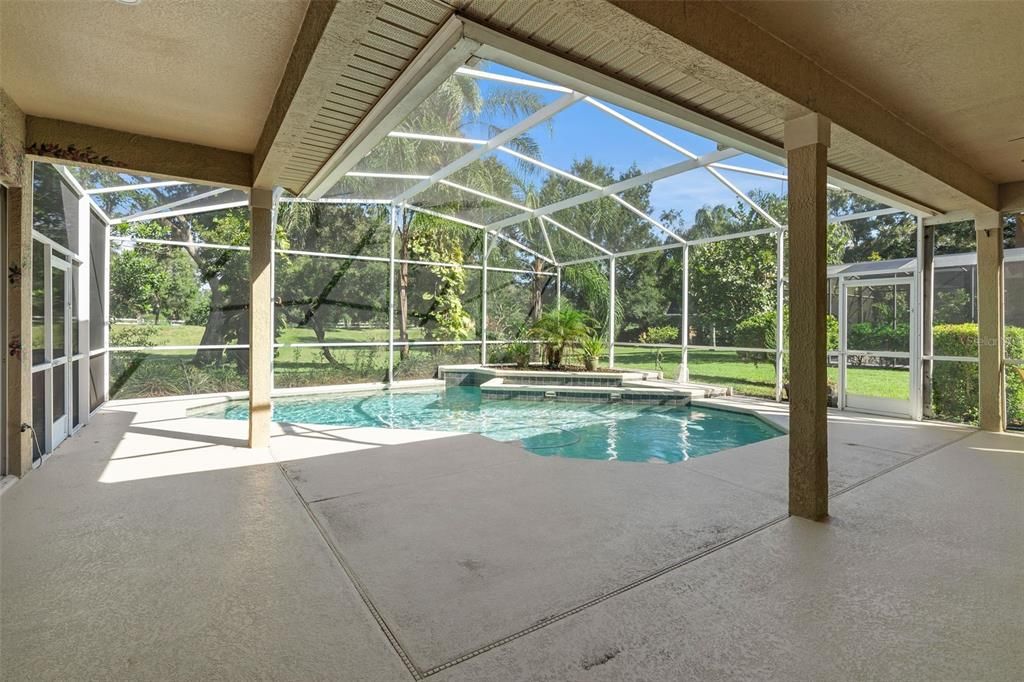 Covered Patio and Pool