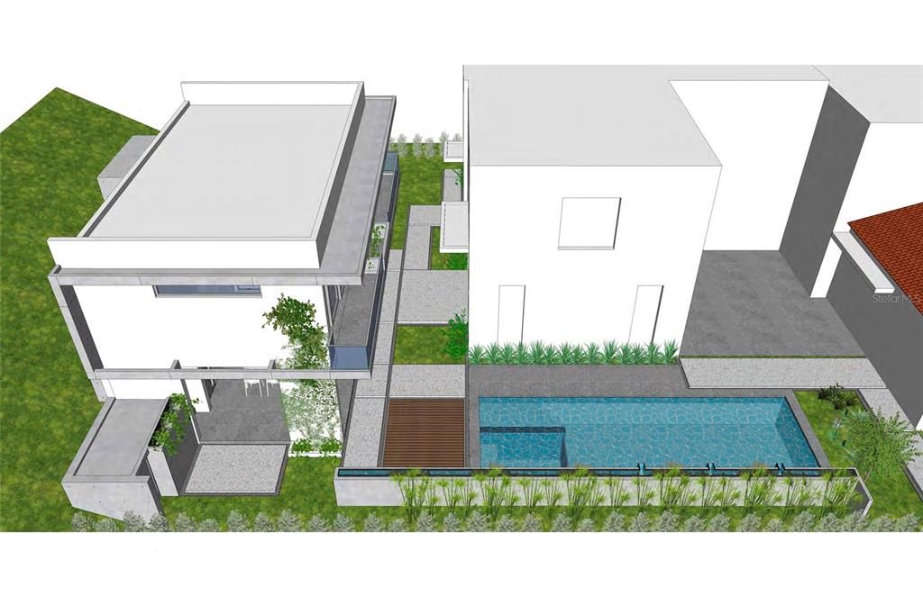 Architectural 3D Rendering for the outdoors