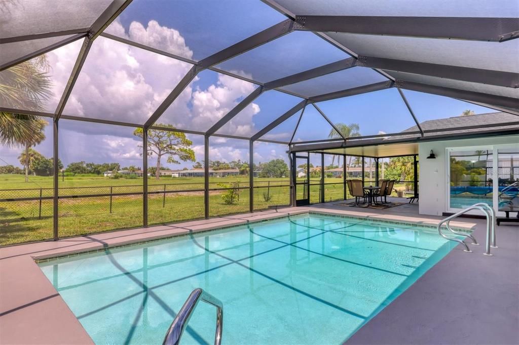 Pool Area looking over Golf Course