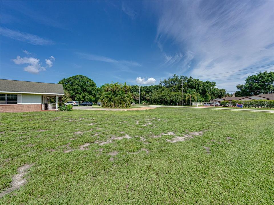 East side view of home