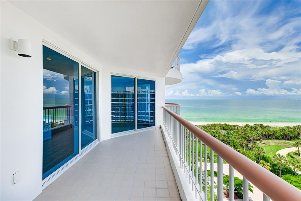 Enjoy the outdoor living space on one of two expansive balconies.