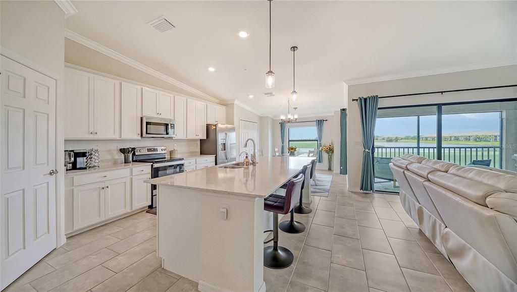 Kitchen with pantry