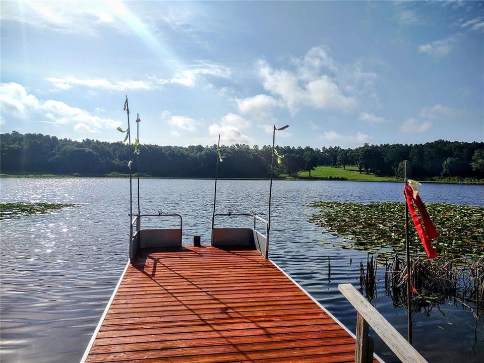 Floating Dock on Lake