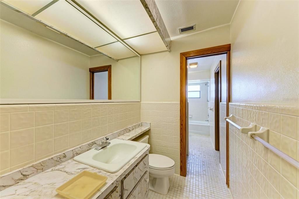 OPEN DOOR / SHARED BATH - many options to remodel and enlarge bathrooms