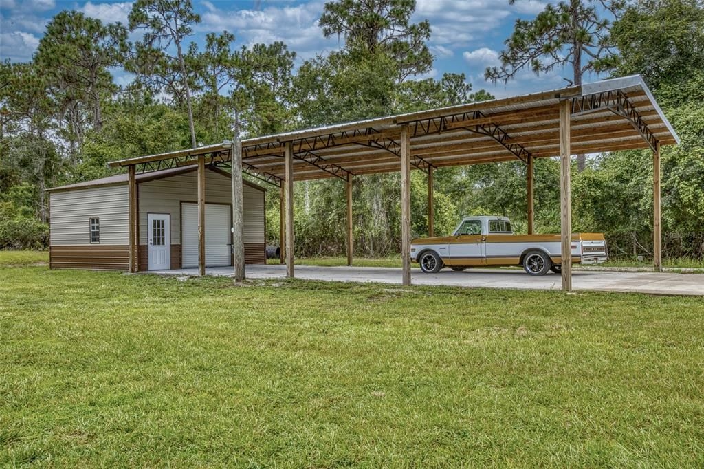 Pole barn and metal building