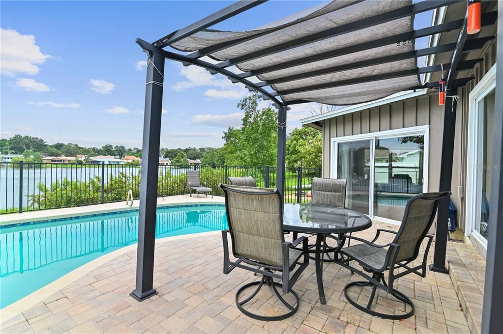 Lake view from the pool deck