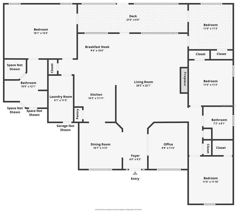 На продажу: $990,000 (4 спален, 3 ванн, 2852 Квадратных фут)