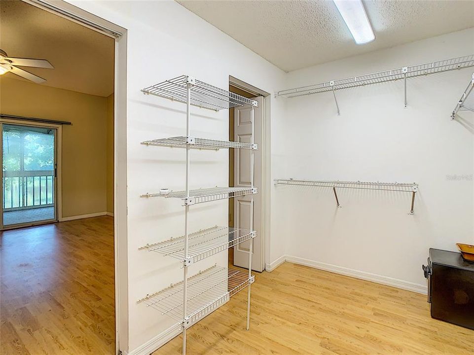 Primary Suite Walk-in Closet