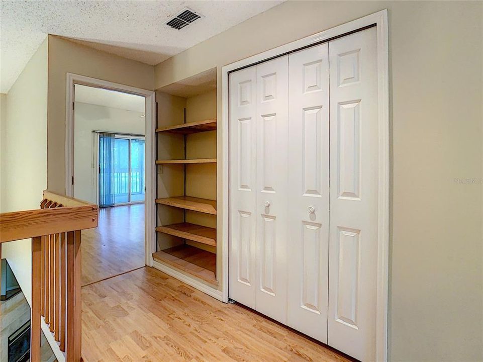 Storage at Top of Stairs