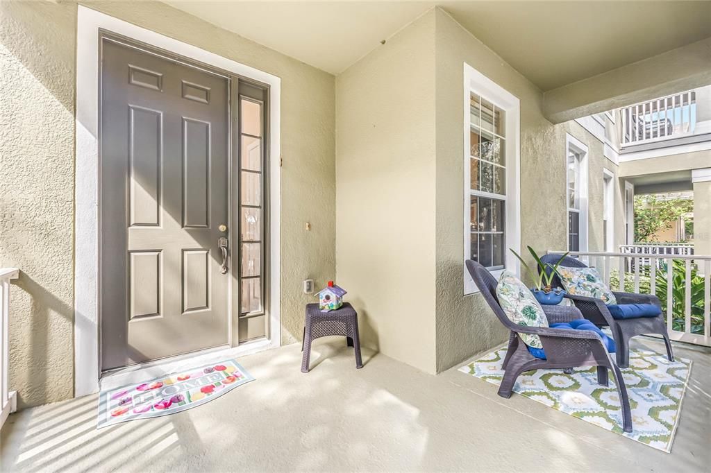 The covered front porch adds endless charm and curb appeal and is the perfect place to start your day sipping your favorite cup of coffee.