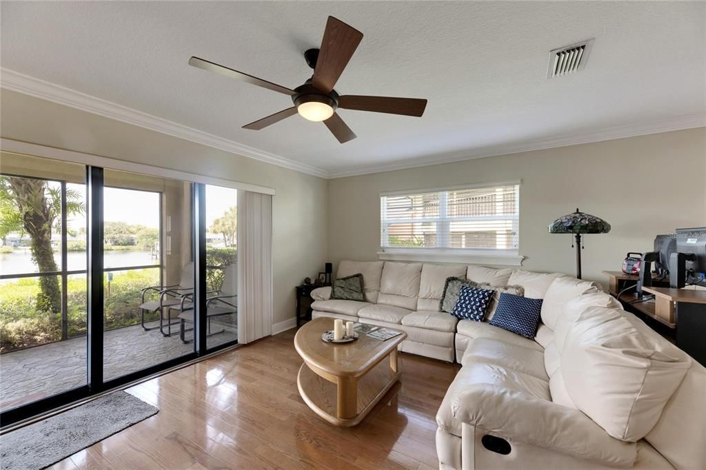 Family Room w/Water View