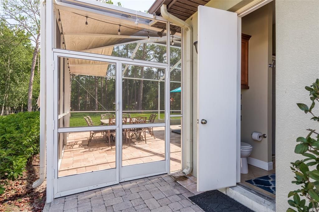 Full Pool bathroom