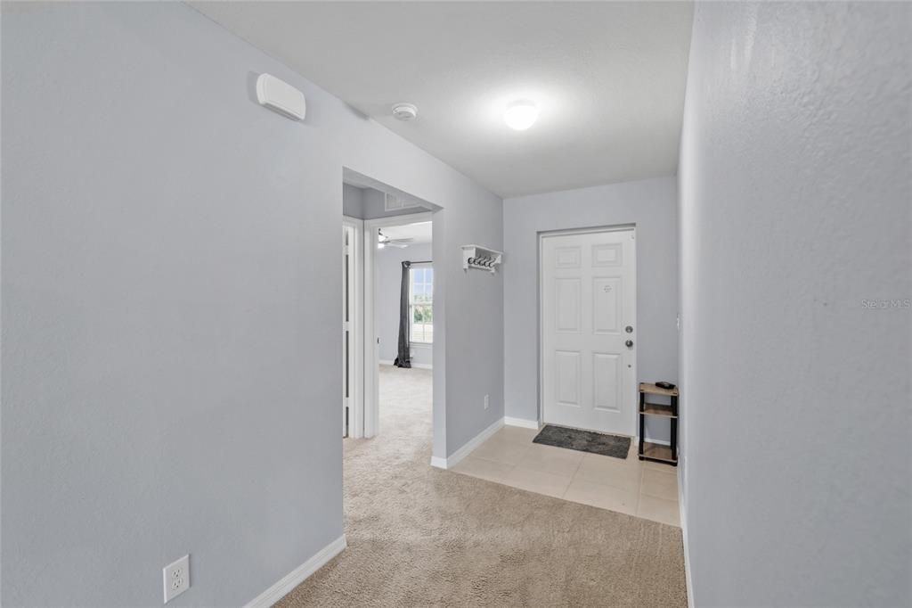 Foyer with 2 large Bedrooms + Bathroom to the Left