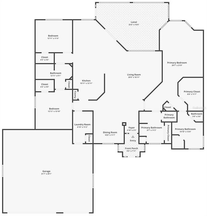 На продажу: $824,900 (3 спален, 3 ванн, 2406 Квадратных фут)