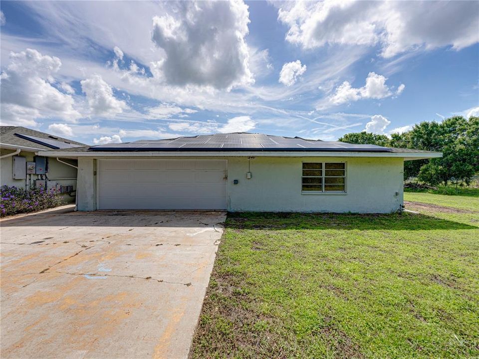 Garage with  ft wide door