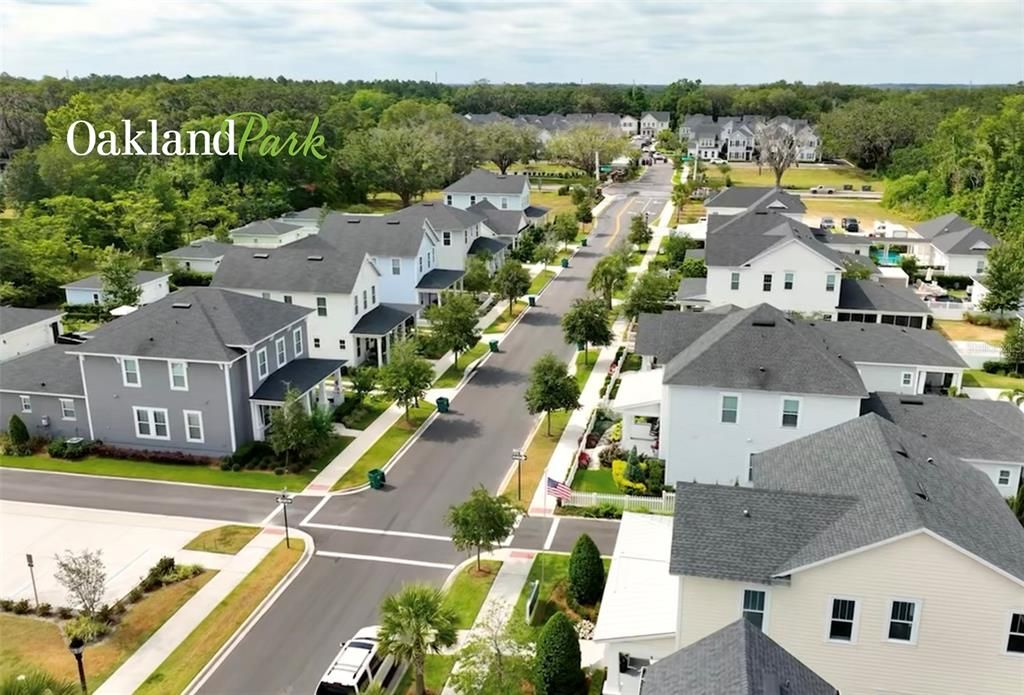 Beautiful golf cart community