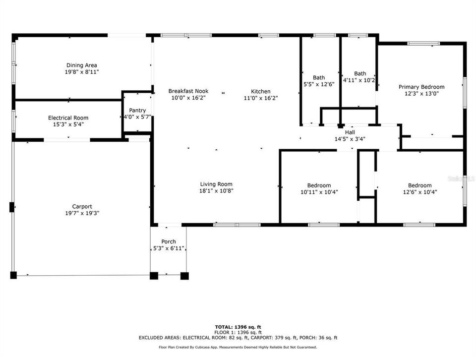 Active With Contract: $215,000 (3 beds, 2 baths, 1288 Square Feet)