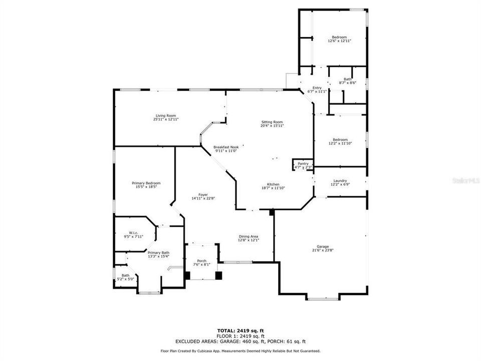 Activo con contrato: $445,000 (3 camas, 2 baños, 2651 Pies cuadrados)