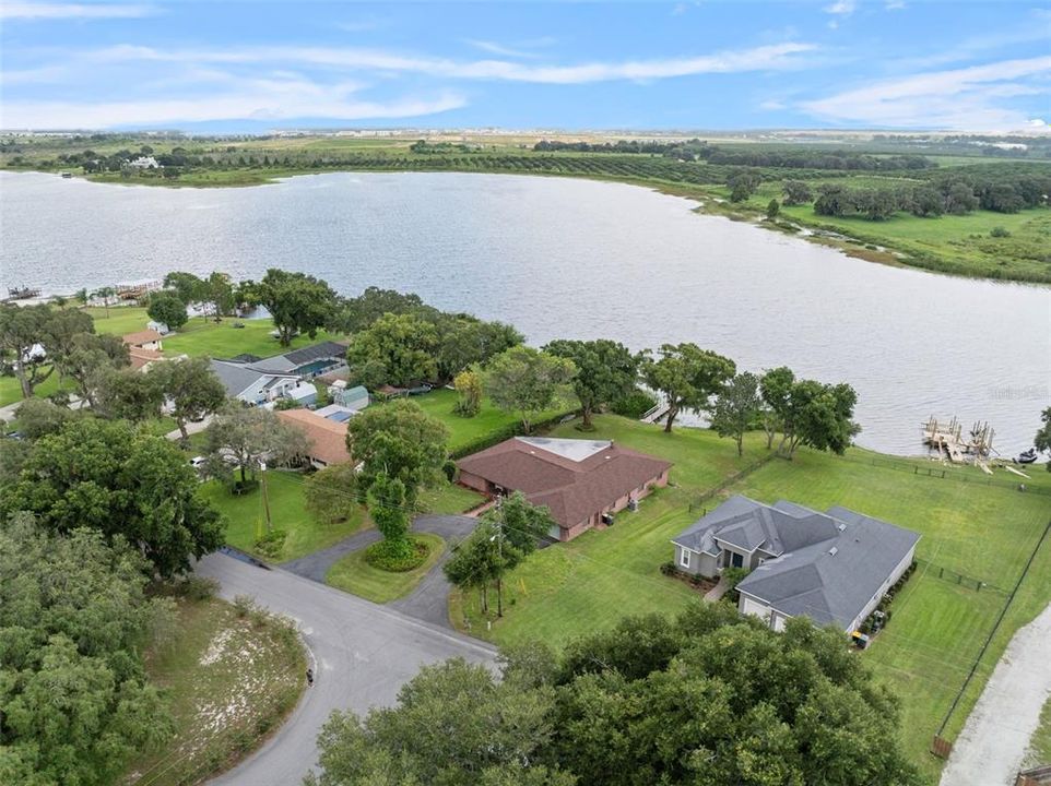 AERIAL OF LAKE