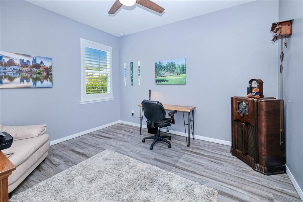 4th bedroom used as office