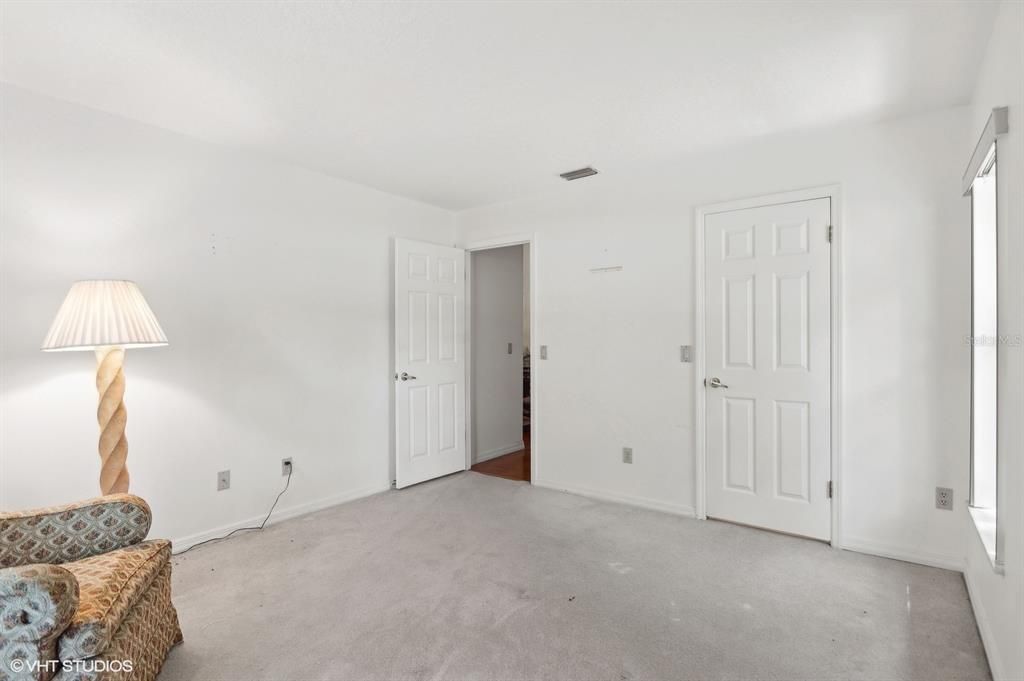 Bedroom 2 - window faces backyard- walk in closet