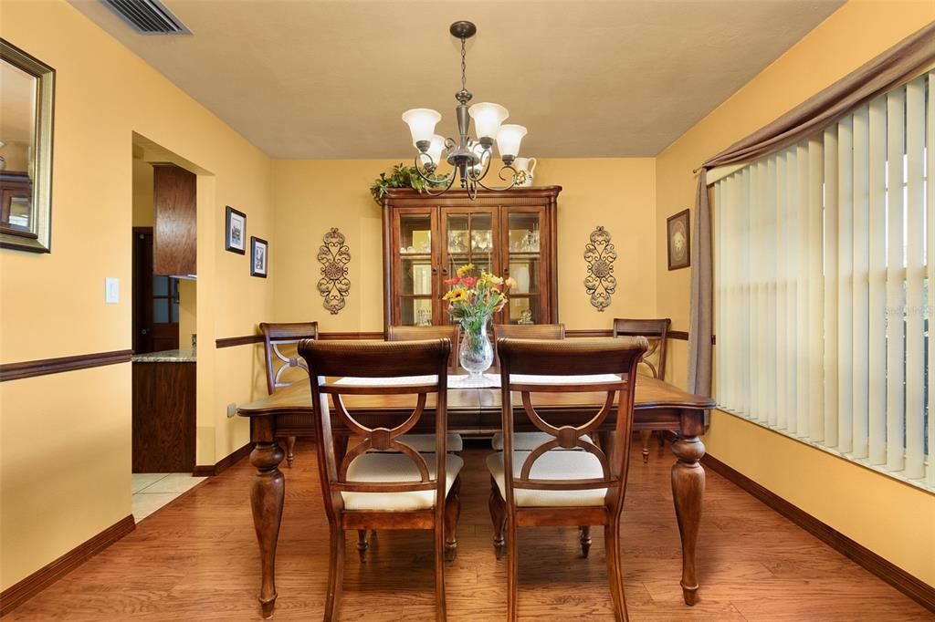 Formal dining room.