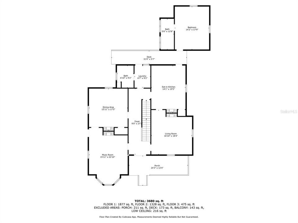 На продажу: $449,000 (3 спален, 2 ванн, 3260 Квадратных фут)