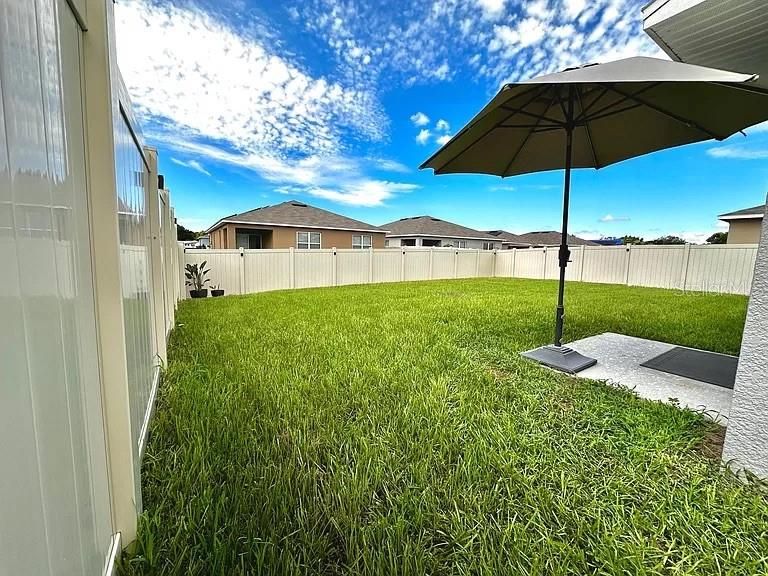 Fenced Backyard