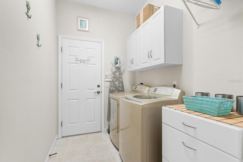 Laundry room.