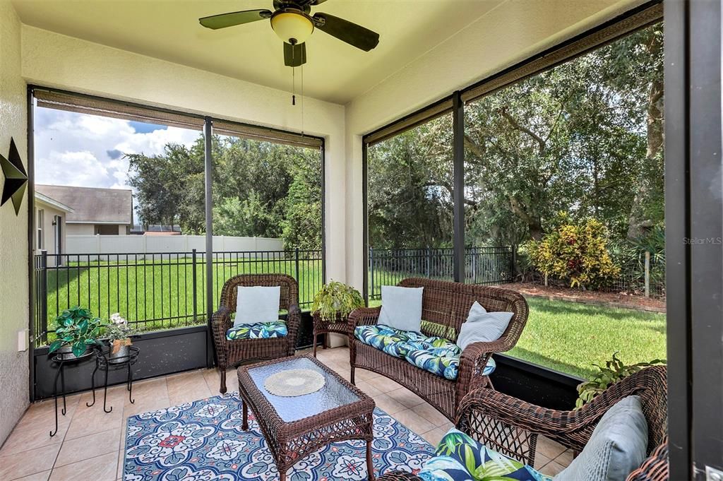 Covered back porch