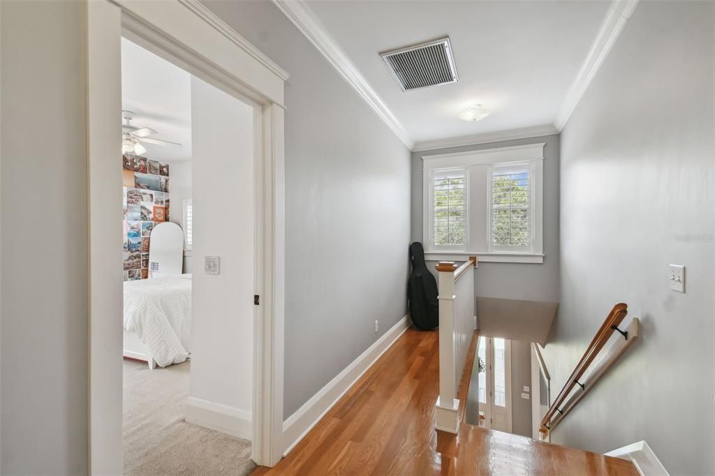 Upstairs hallway into bedroom 3