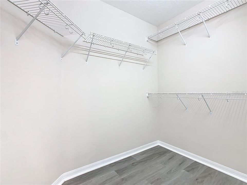 Large walk in closet